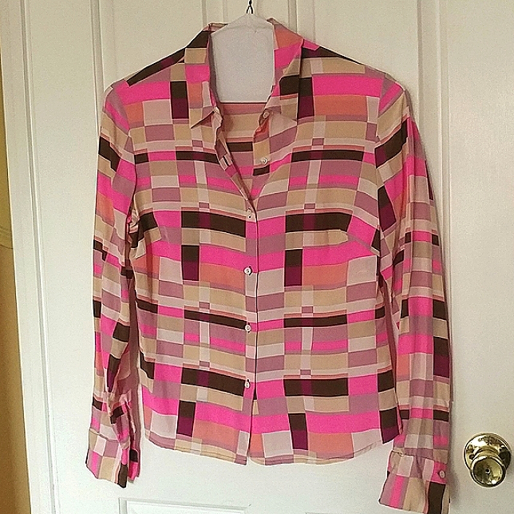 Vtg Silk Blouse The Limited